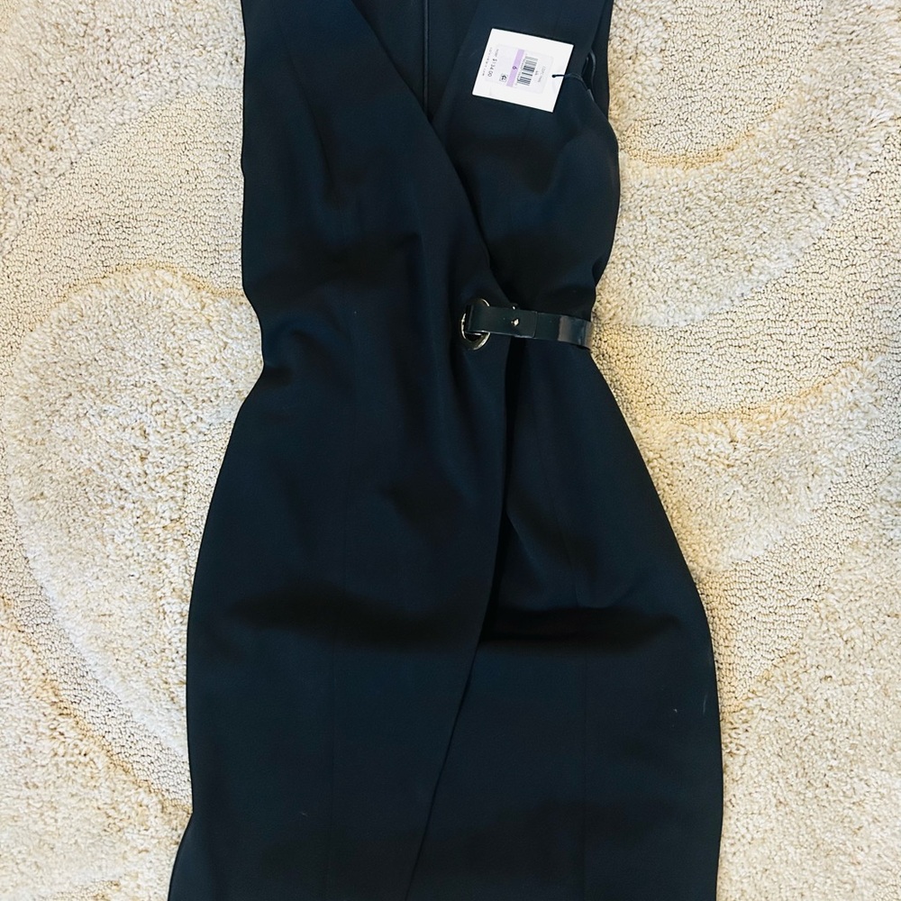 Elegant Black Wrap Dress